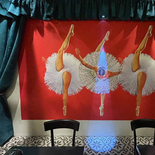 saletta del teatro Ghe Post Milano
